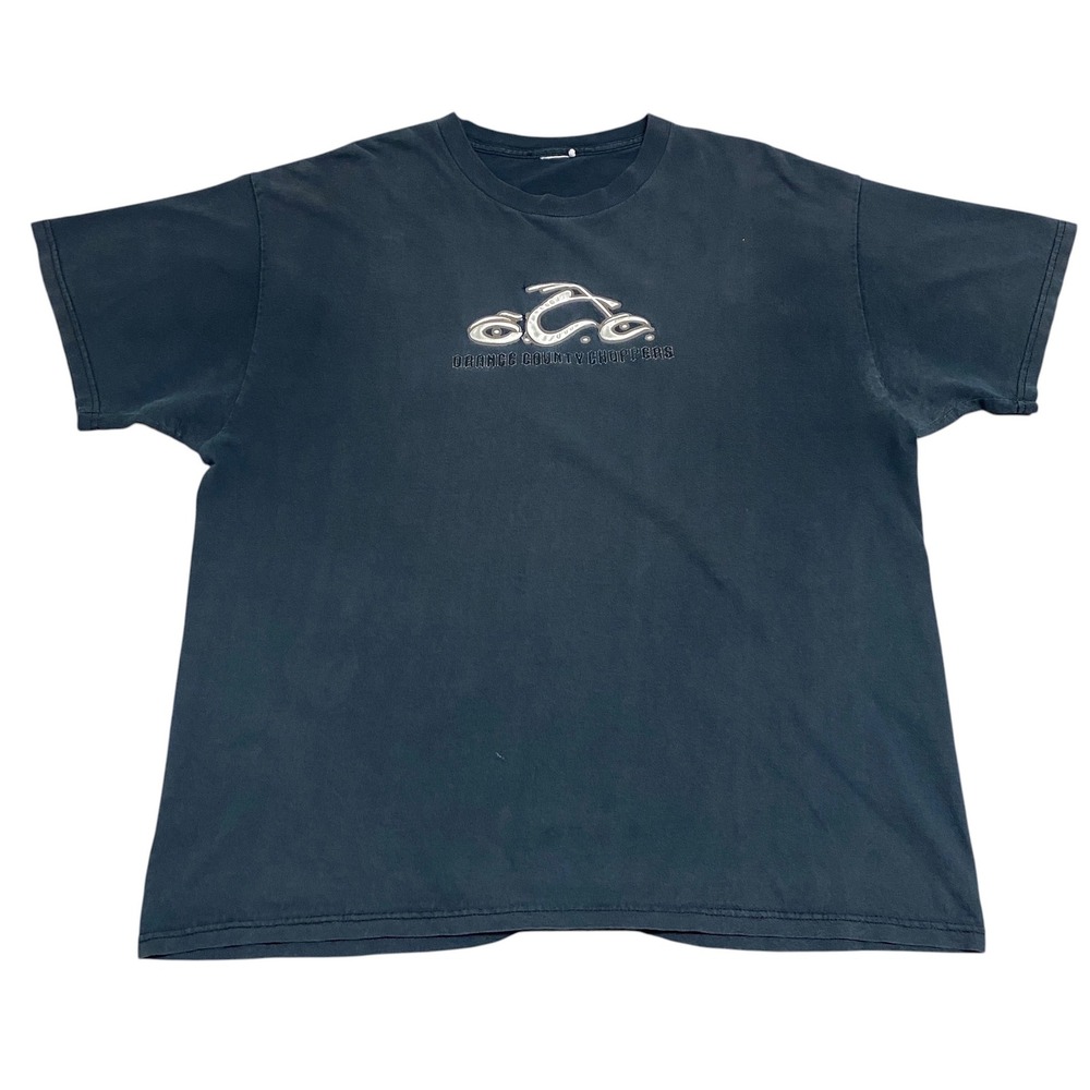 Y2K Orange County Choppers Faded Black T-Shirt